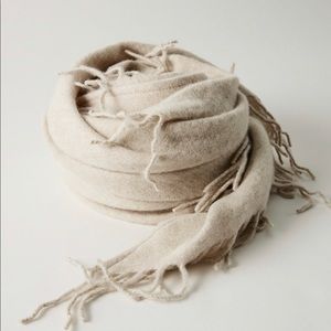 Aritzia “The Classic” Fringe Wool Scarf
